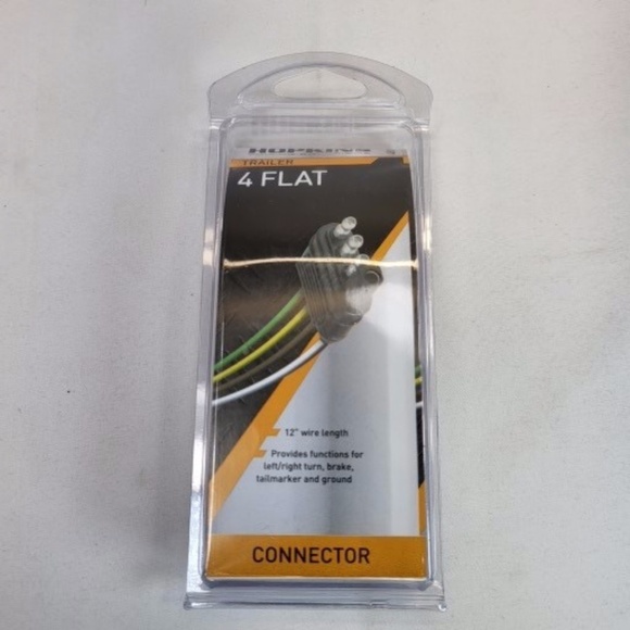 Hopkins 4 Flat Towing Connector New In Package - Picture 1 of 3